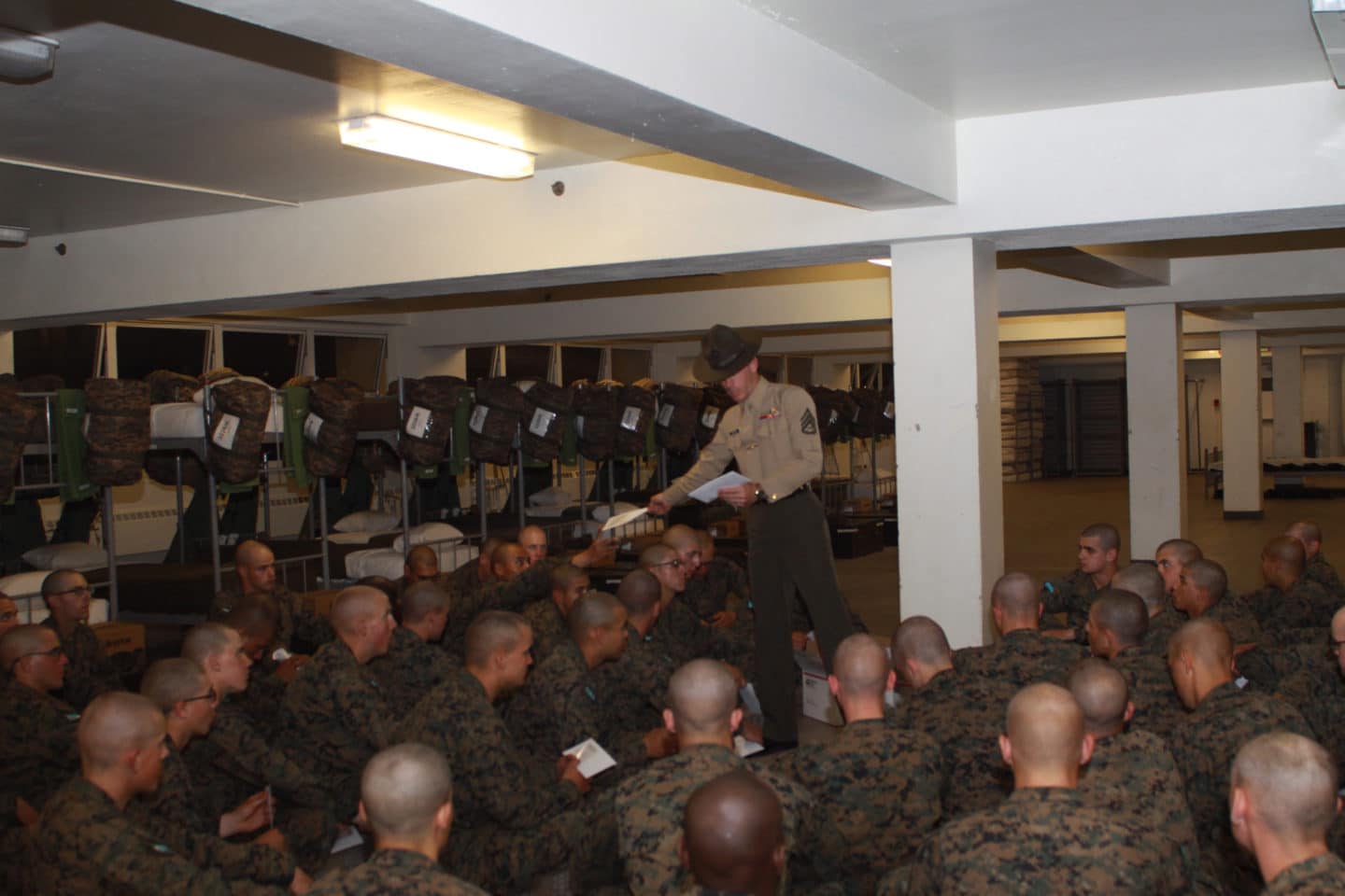 mail at basic training